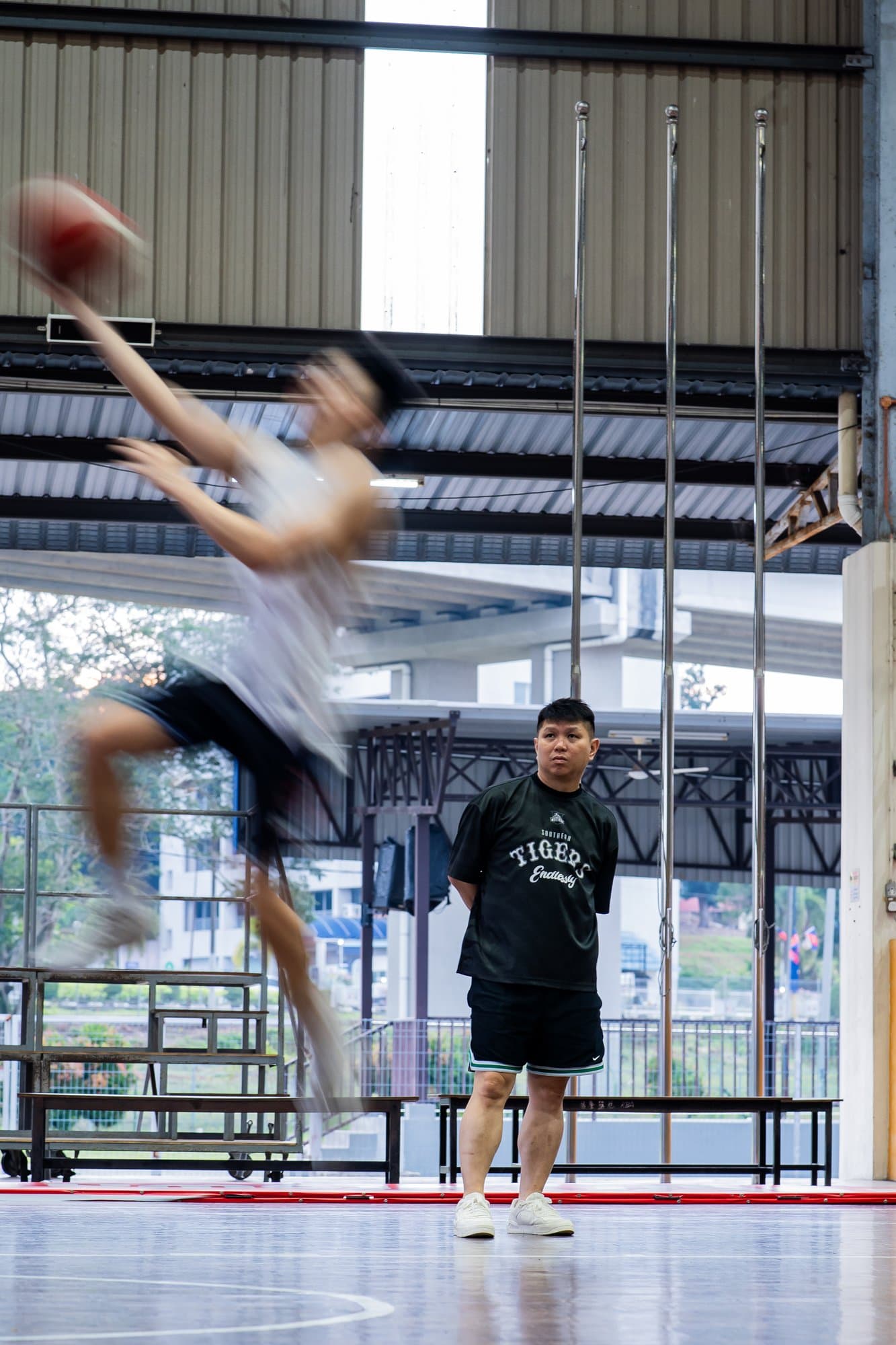 Finishing drills at Kluang training