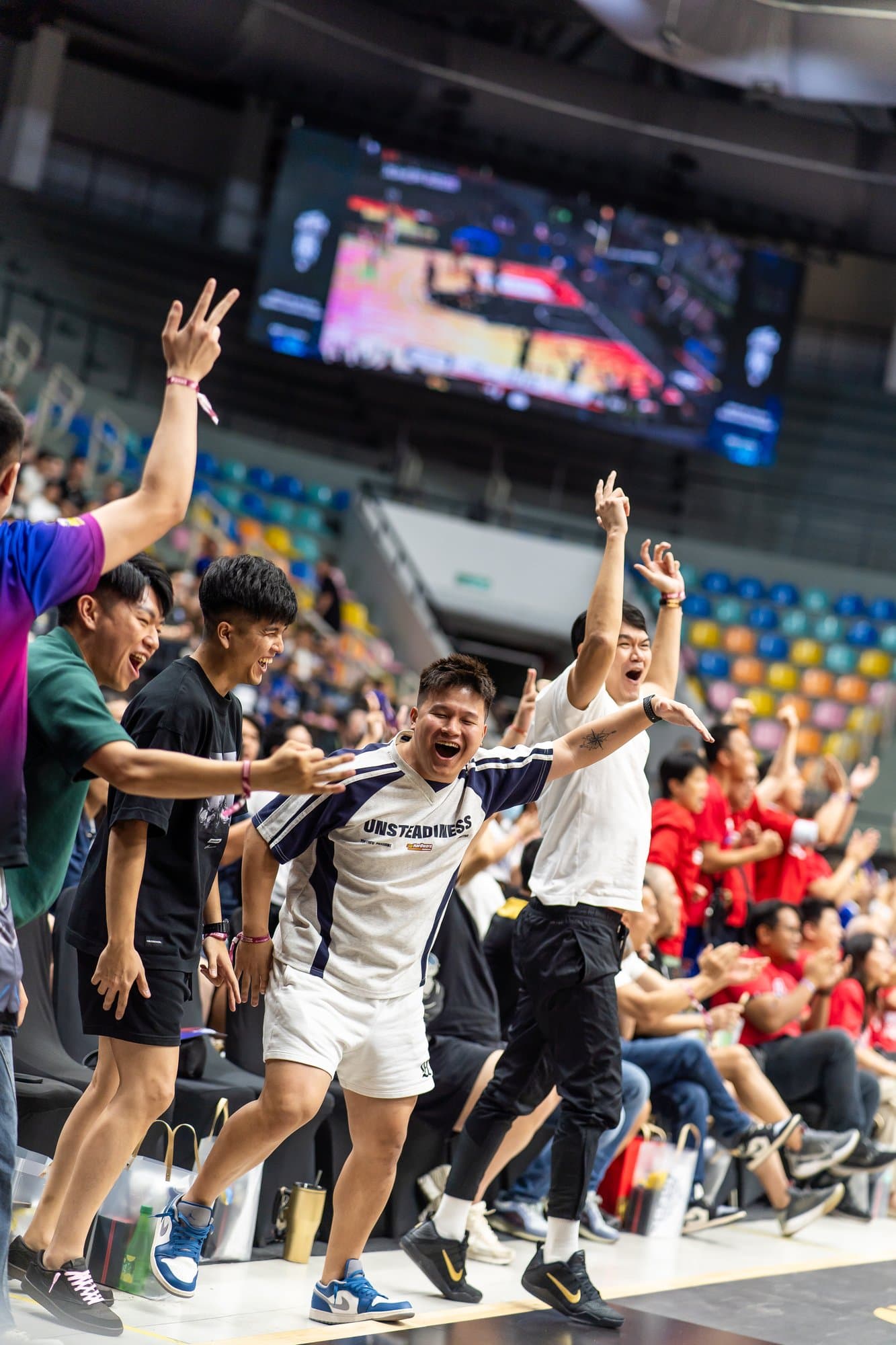 The bench erupts at the Final 6