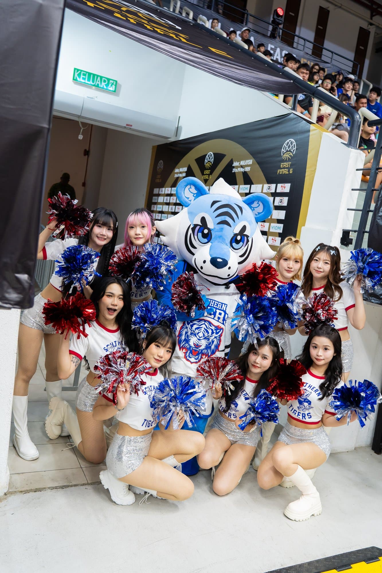 Match-day energy with the cheer squad